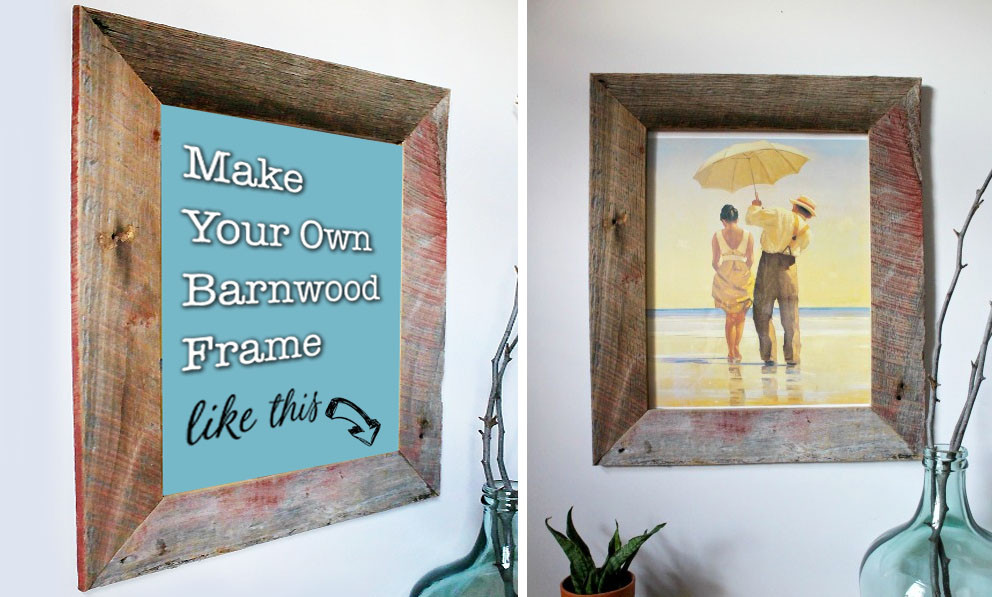 DIY Picture On Wood
 DIY Barn Wood Picture Frame Pretty Handy Girl