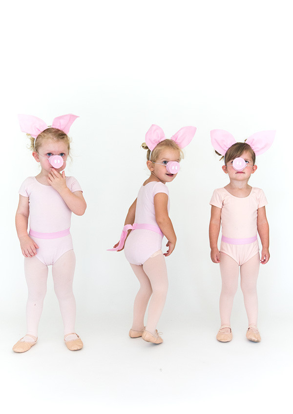 DIY Pig Costume
 Three Little Pigs Halloween Costume Say Yes
