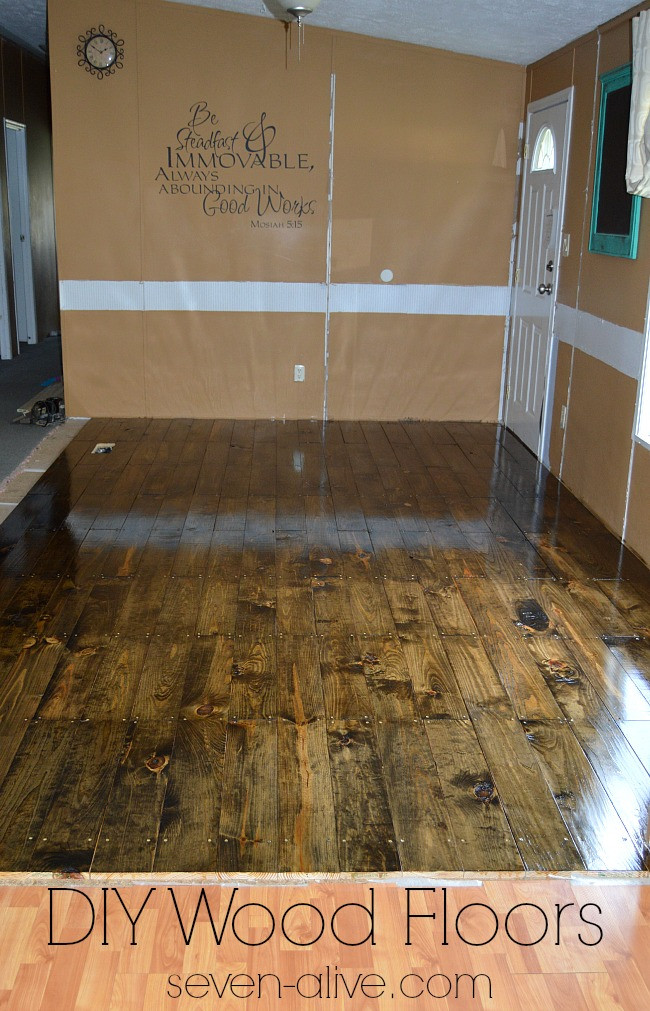 DIY Pine Plank Flooring
 Hometalk