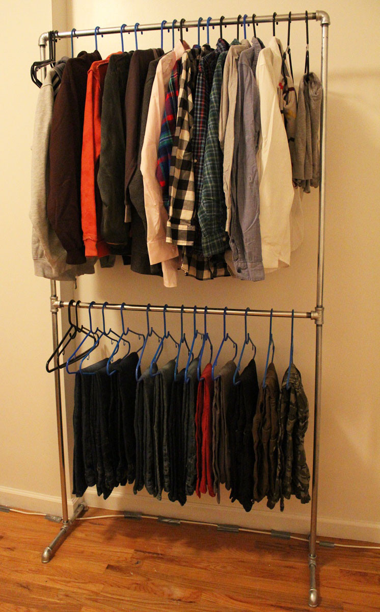 DIY Pipe Clothing Rack
 DIY Pipe Clothing Rack