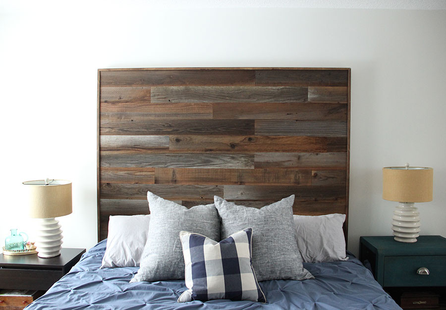 DIY Plank Headboard
 How to make a DIY Wooden Headboard Fresh Crush