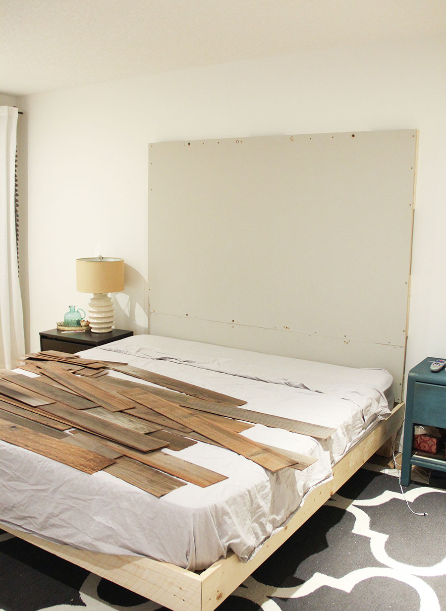 DIY Plank Headboard
 How to make a DIY Wooden Headboard Fresh Crush