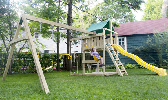 DIY Playground Plans
 a dad explains why a d i y playset is 100x better than