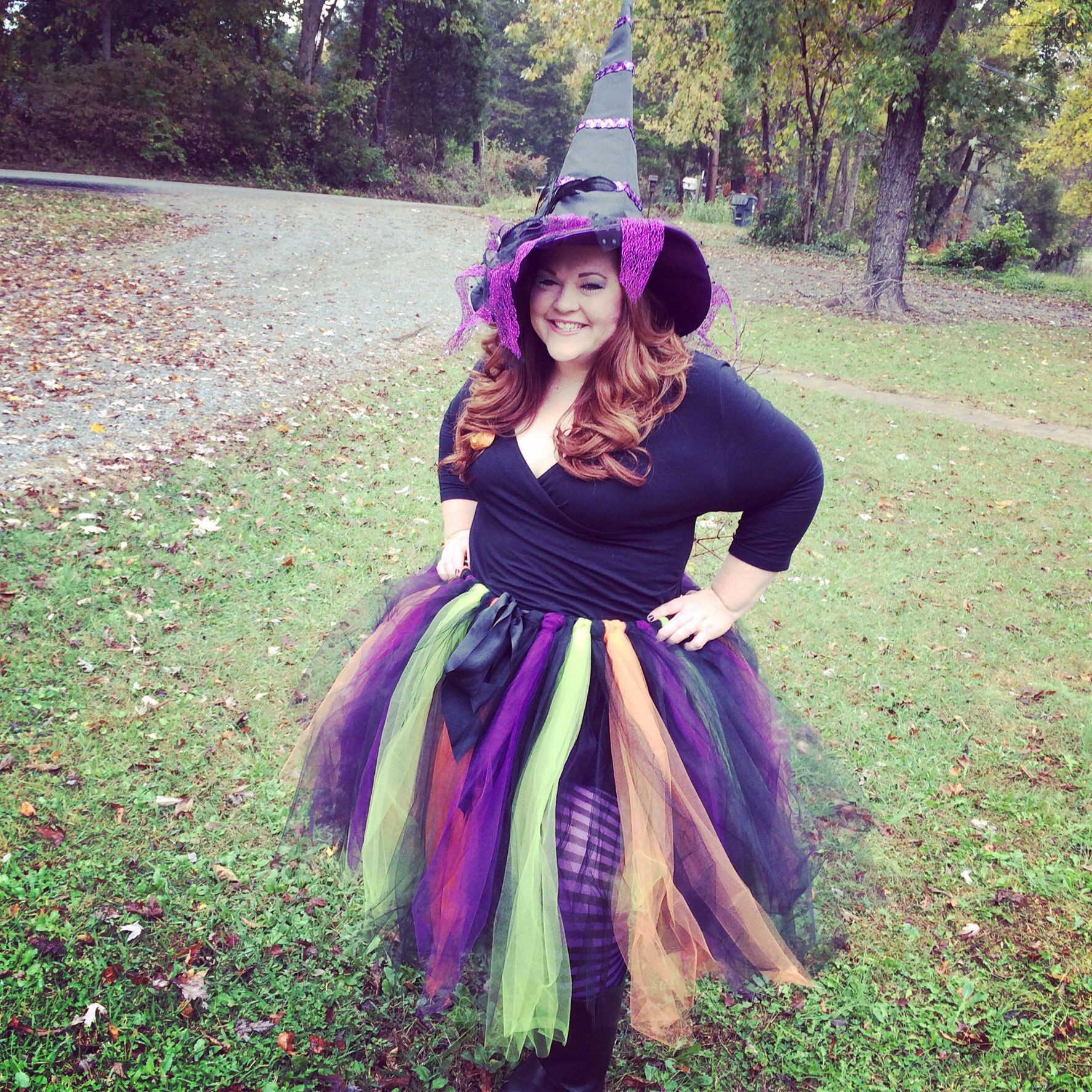DIY Plus Size Halloween Costume
 Halloween costume DIY Witch Hat Pier e $19 99 Tights