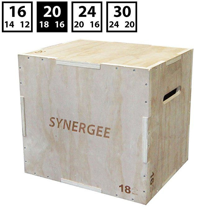 DIY Plyo Box 20 24 30
 Synergee 3 in 1 Wood Plyometric Box for Jump Training and