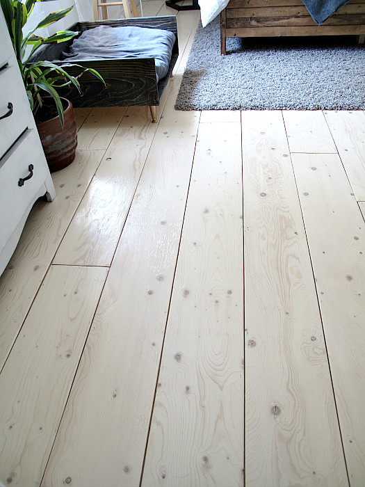 DIY Plywood Floors
 Remodelaholic