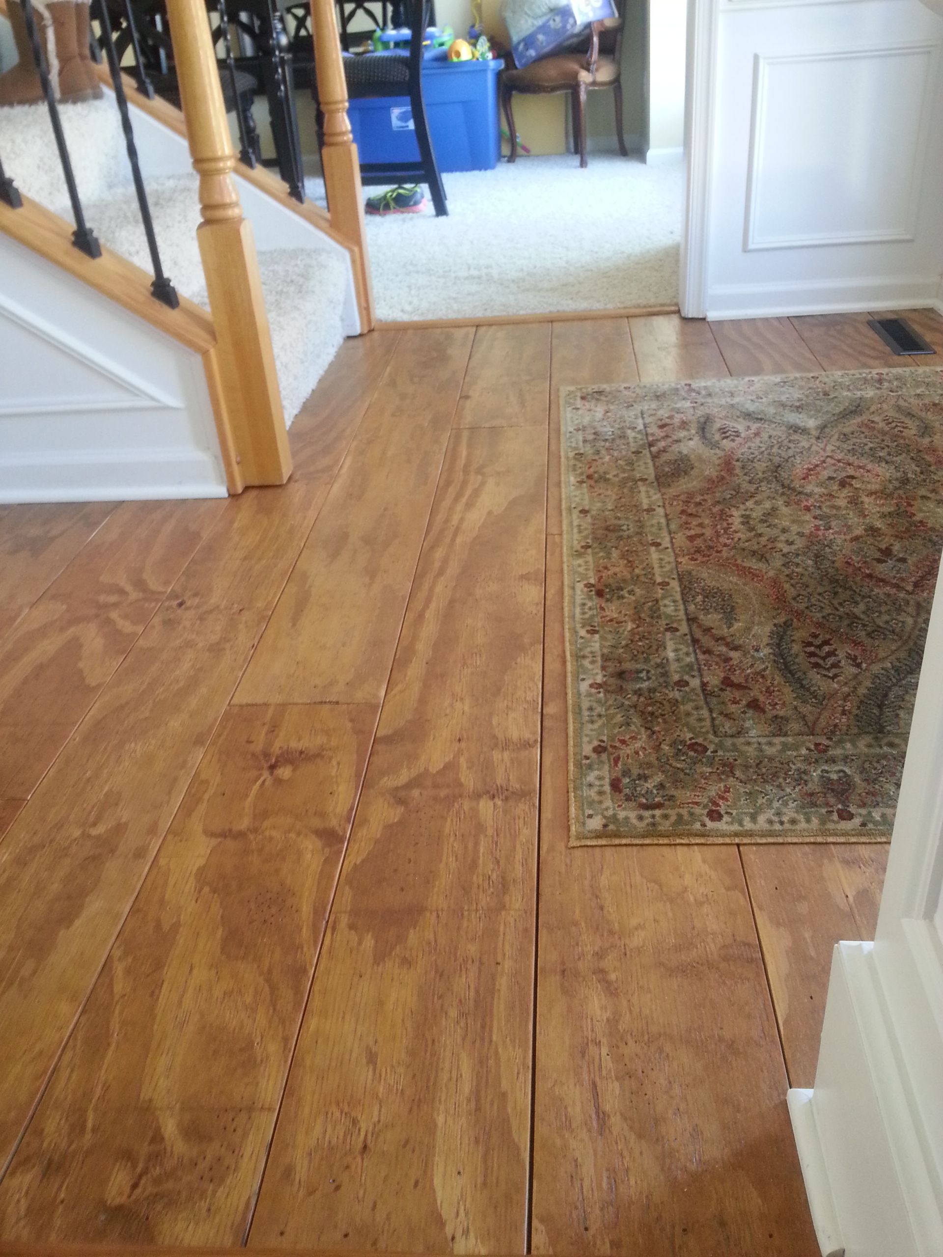 DIY Plywood Floors
 Remodelaholic