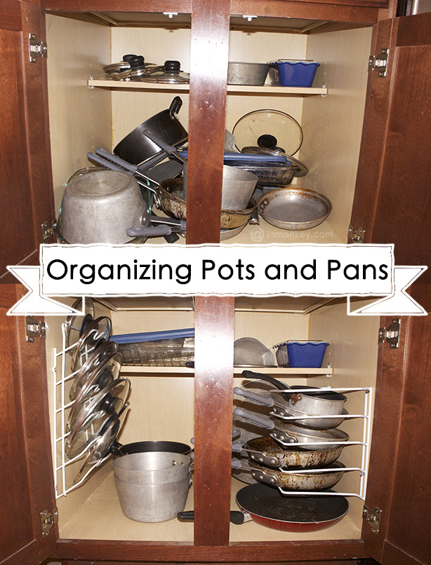 DIY Pots And Pans Organizer
 50 Organizing Ideas For Every Room in Your House — JaMonkey