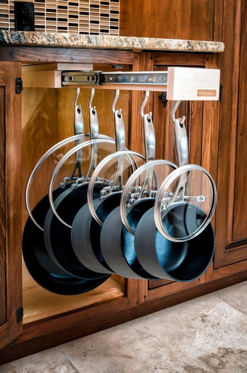 DIY Pots And Pans Organizer
 Clever Ideas to Store Pots and Pans