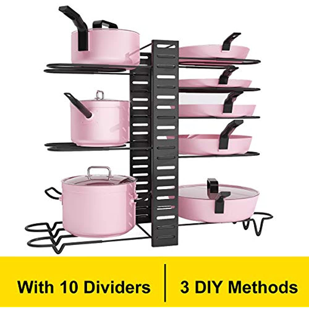 DIY Pots And Pans Organizer
 10 Pot Racks Pots And Pans Organizer With 3 DIY Methods