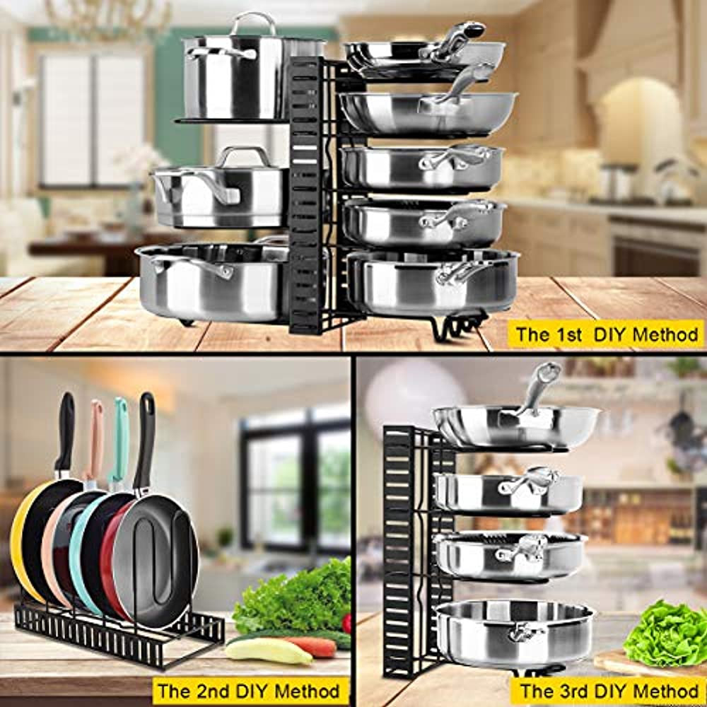 DIY Pots And Pans Organizer
 10 Pot Racks Pots And Pans Organizer With 3 DIY Methods