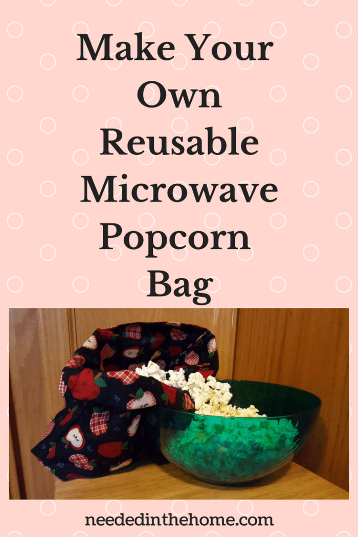 DIY Practical Gifts
 DIY Reusable Microwave Popcorn Bag sewing tutorial Make a