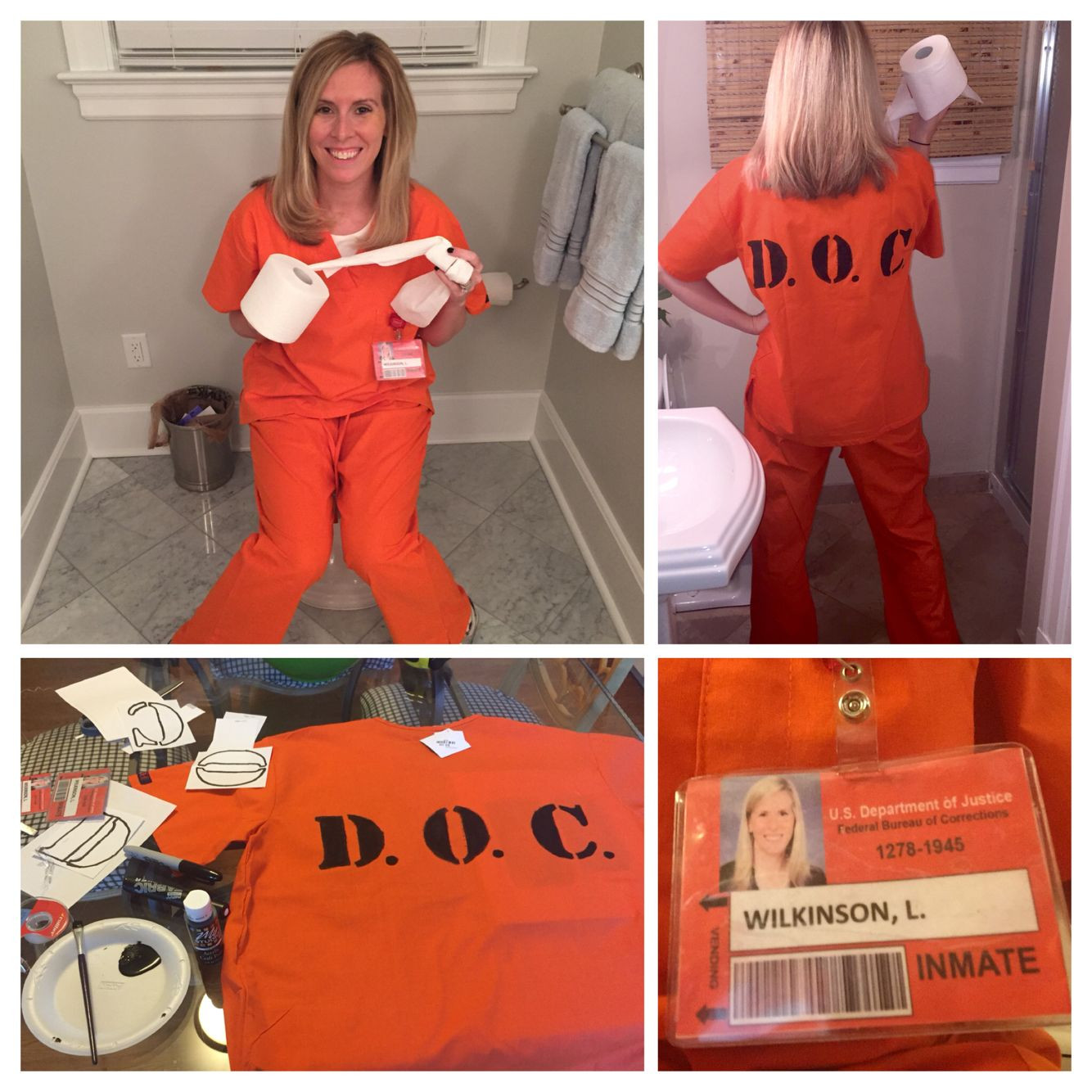 DIY Prisoner Costume
 Halloween costume ideas Piper from Orange is the new
