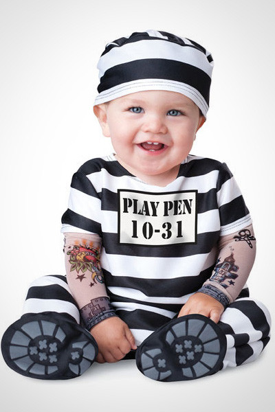 DIY Prisoner Costume
 Halloween costumes kids 2012 baby prisoner