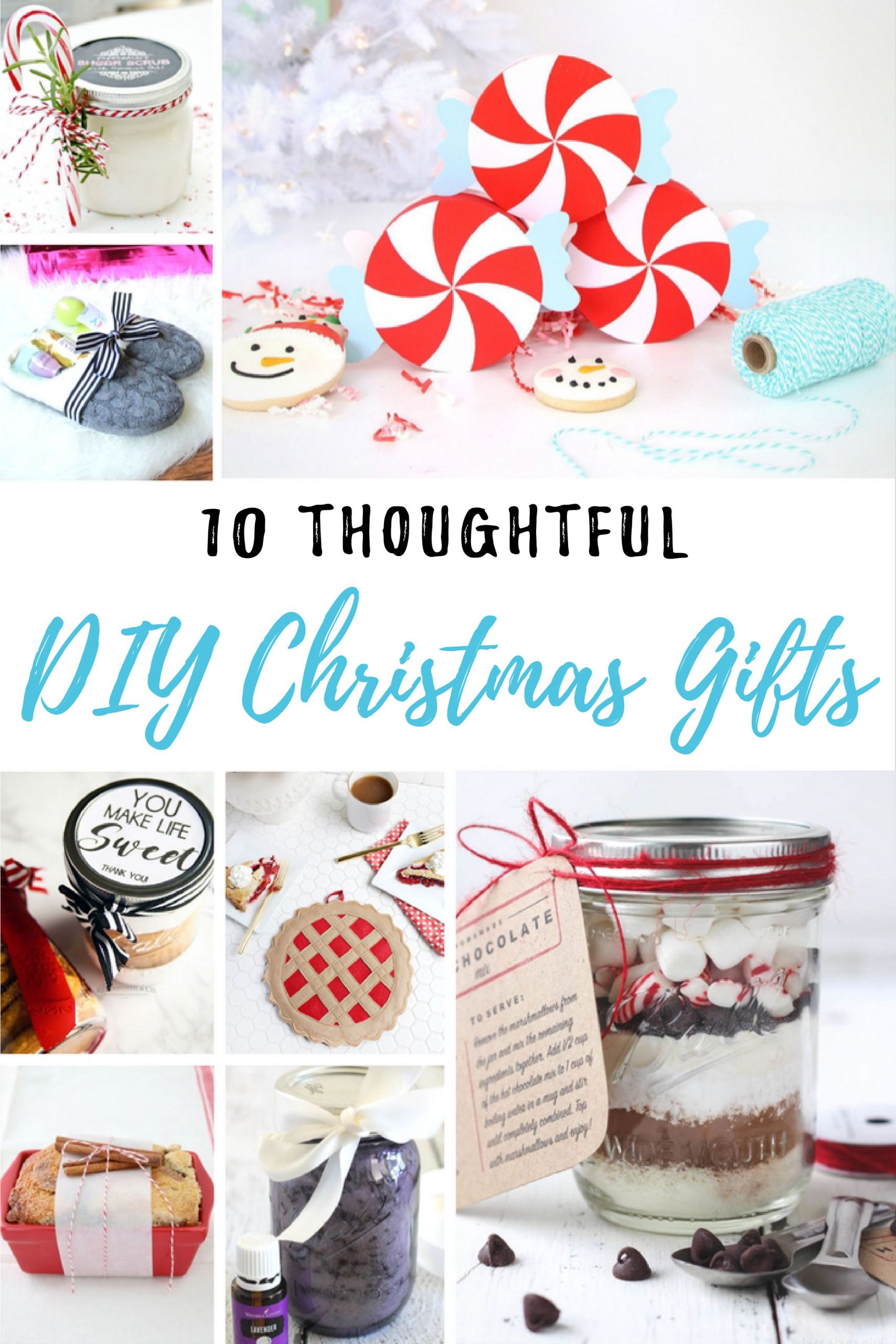 DIY Projects For Christmas Gifts
 10 Thoughtful DIY Christmas Gifts