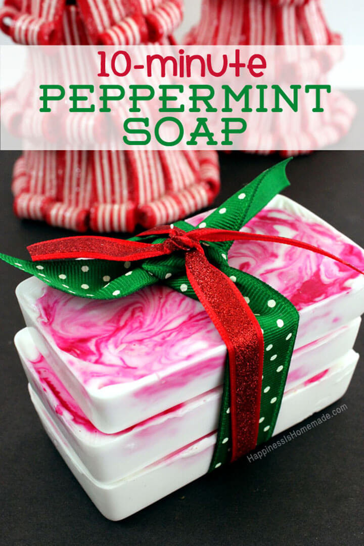 DIY Projects For Christmas Gifts
 10 Minute DIY Holiday Gift Idea Peppermint Soap