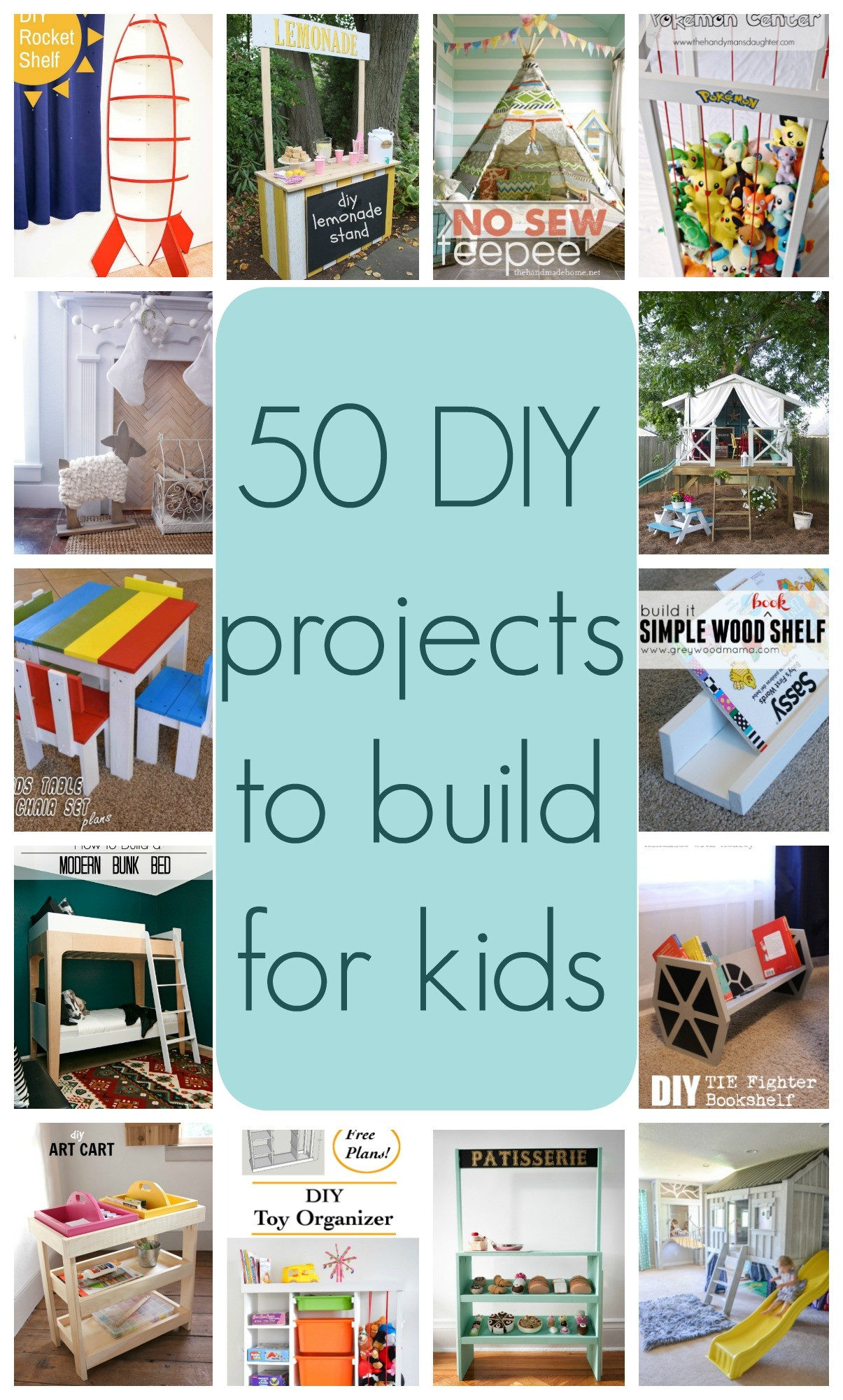 DIY Projects For Kids
 50 DIY projects to build for kids Part 1 The Created Home