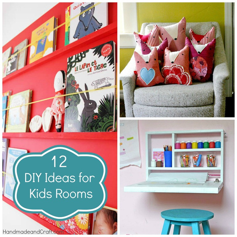 DIY Projects For Kids Room
 12 DIY Ideas for Kids Rooms DIY Home Decor