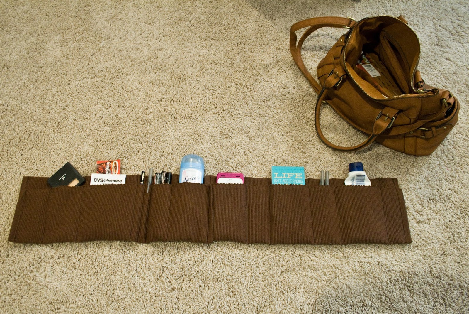 DIY Purse Organizer
 five sixteenths blog Make it Monday Easy Purse