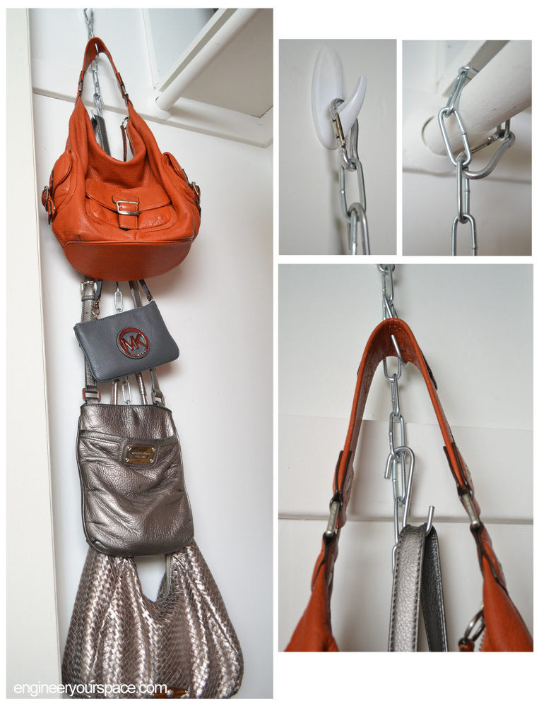 DIY Purse Organizer
 DIY Hanging Purse Organizer