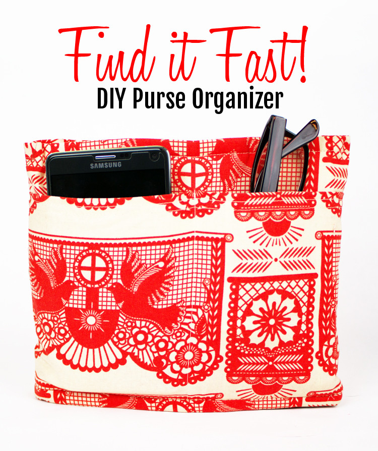 DIY Purse Organizer
 Find it Fast DIY Purse Organizer