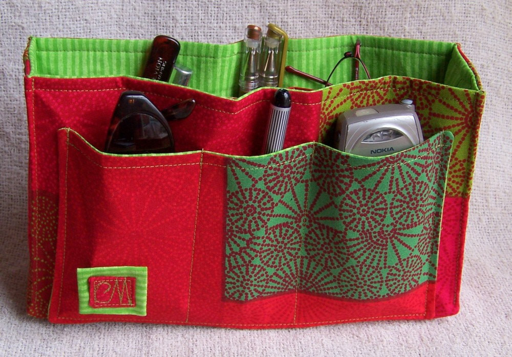 DIY Purse Organizer
 SALE DIY Purse Organizer Kit Red Hot and Green with Envy II