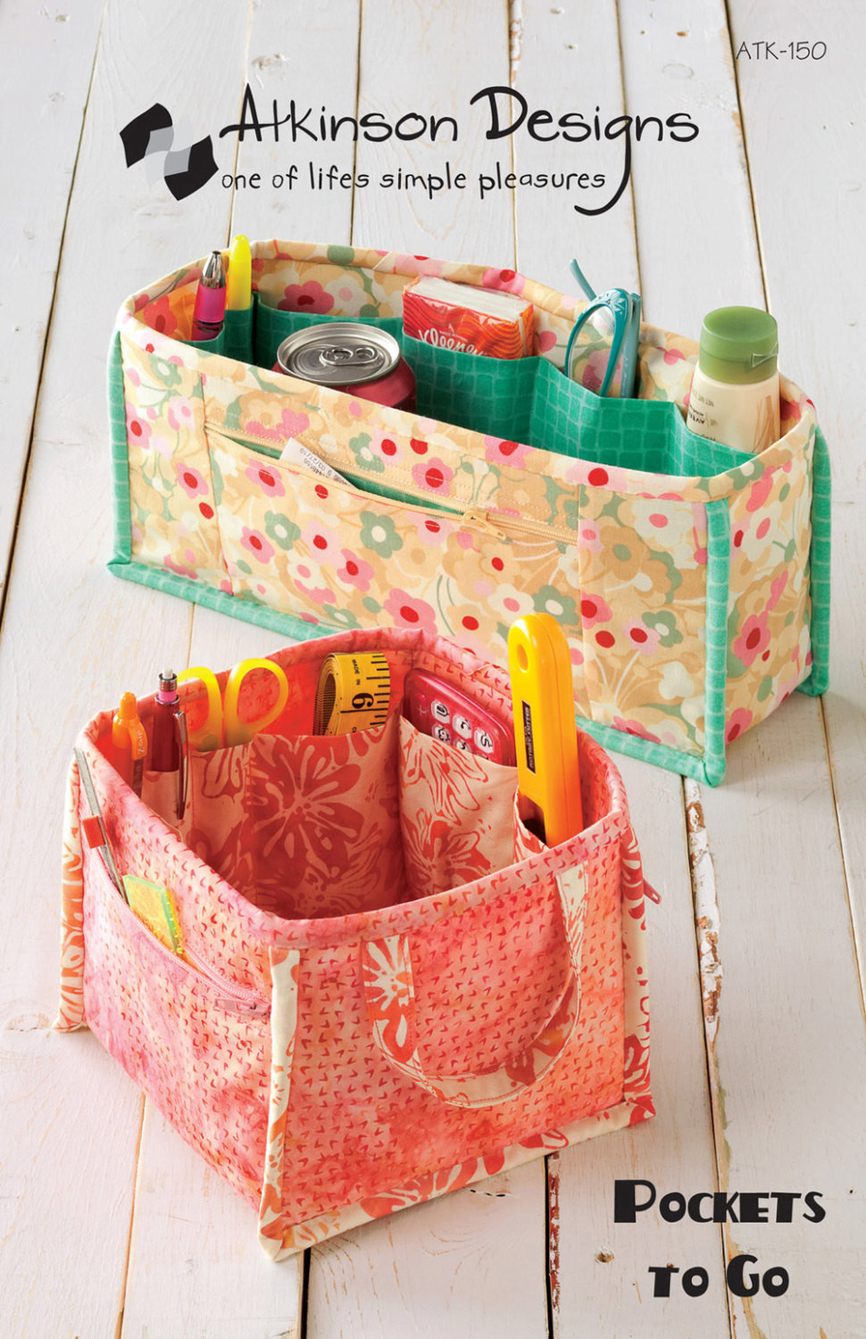 DIY Purse Organizer No Sew
 Pockets to Go Purse Organizer Caddy Pattern Atkinson