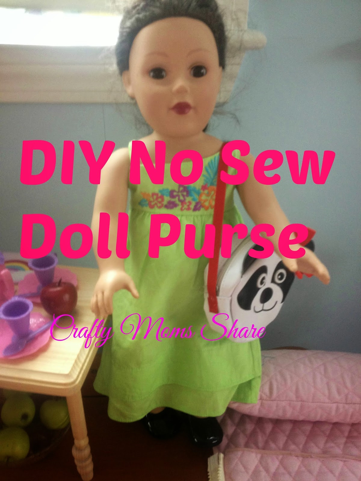 DIY Purse Organizer No Sew
 Crafty Moms DIY No Sew Doll Purse