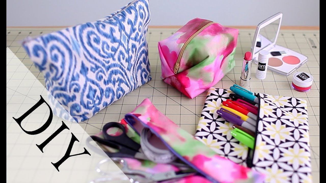 DIY Purse Organizer No Sew
 DIY Pencil Case & Makeup Bag No Sew & Sew by ANNEORSHINE