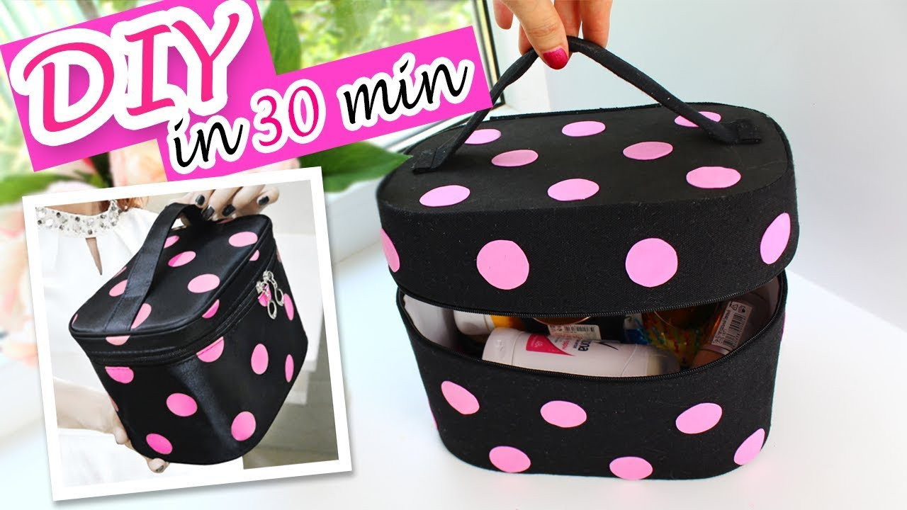 DIY Purse Organizer No Sew
 AWESOME DIY ZIPPER DOTS COSMETIC BAG ORGANIZER NO SEW IN