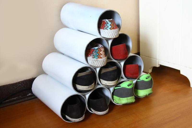 DIY Pvc Shoe Rack
 DIY PVC Pipe Shoe Rack Tutorial