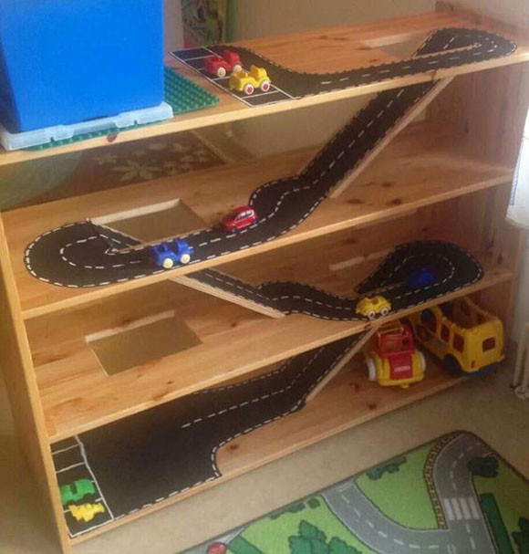 DIY Race Track
 DIY Projects for Kids Inspired by Race Car Tracks