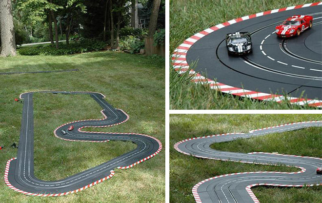 DIY Race Track
 14 DIY outdoor racetracks you can make at home