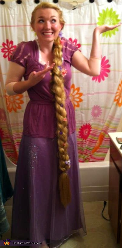 DIY Rapunzel Costume
 Homemade Tangled Rapunzel Costume