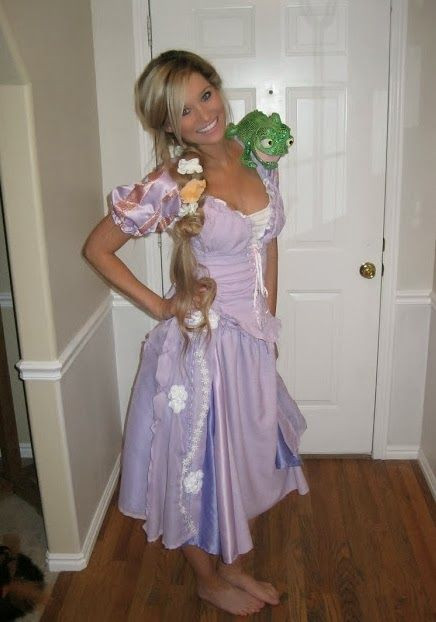 DIY Rapunzel Costume
 DIY Homemade Rapunzel Tangled Halloween Costume for adults
