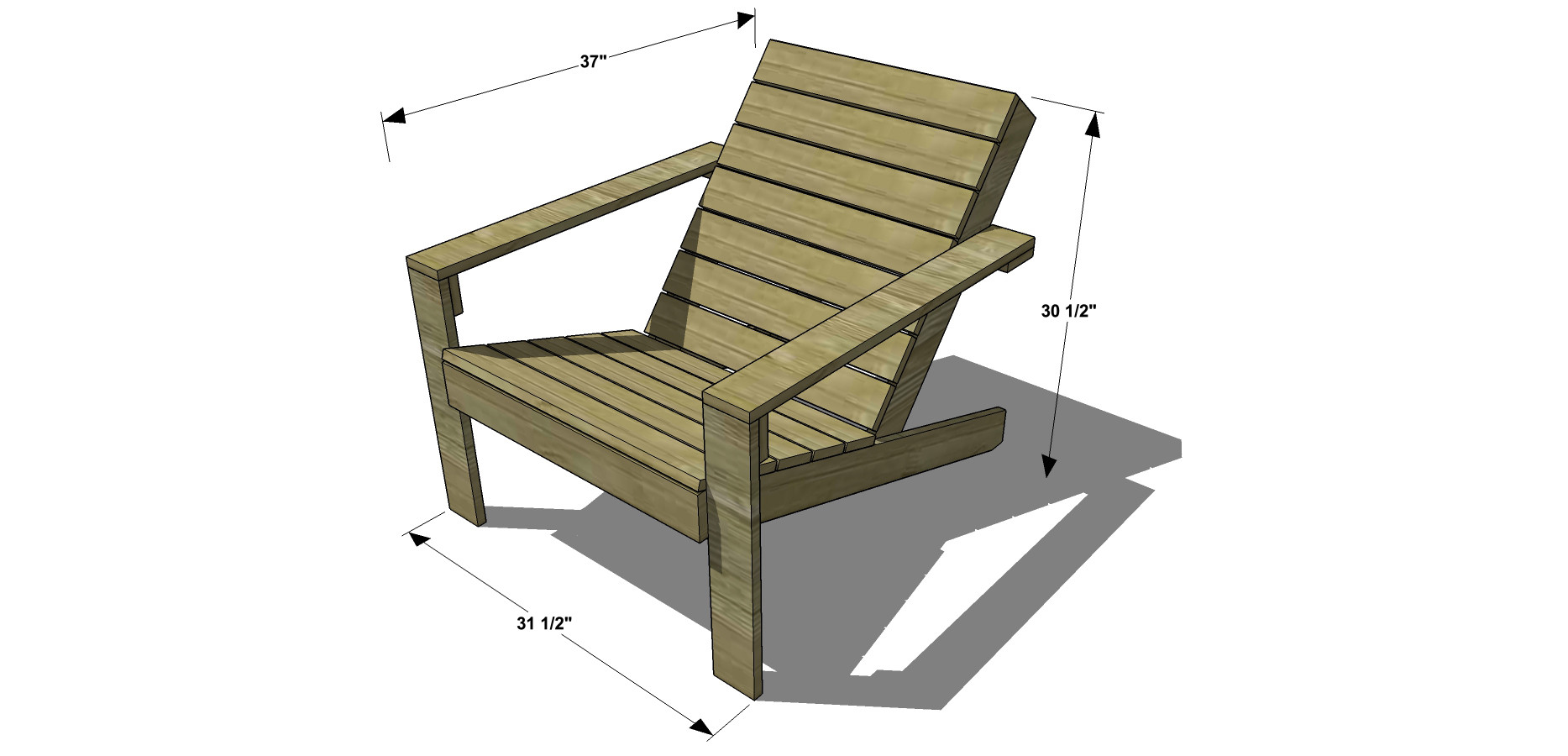 DIY Recliner Plans
 Free DIY Furniture Plans How to Build an Outdoor Modern
