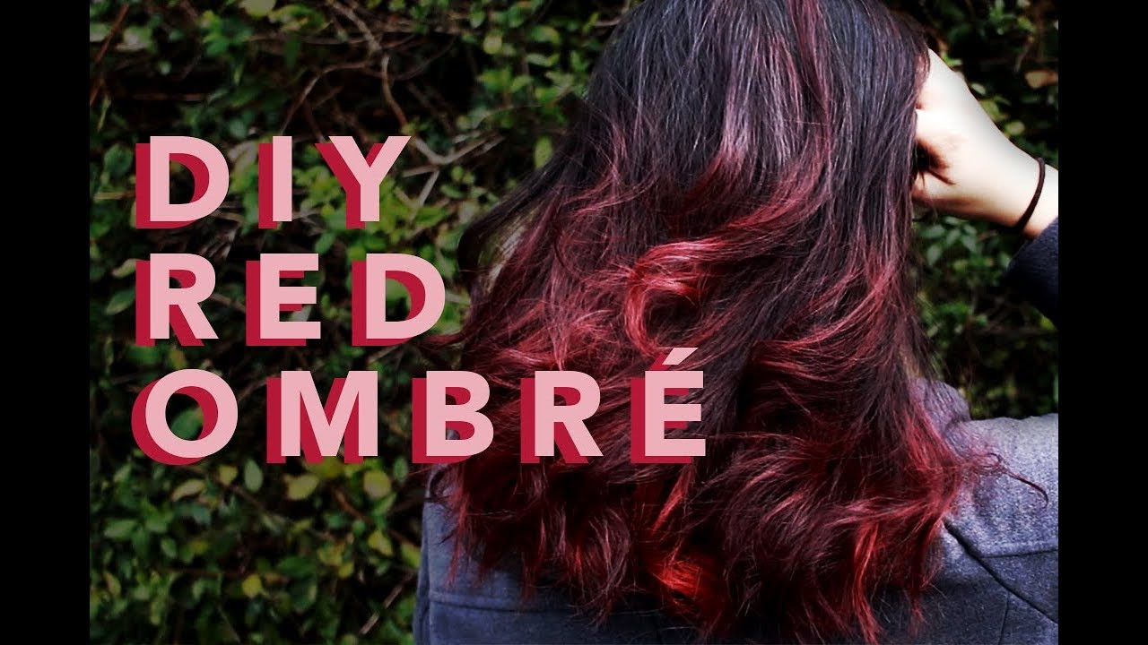 DIY Red Ombre Hair
 DIY RED AUBURN OMBRE on VIRGIN HAIR tutorial