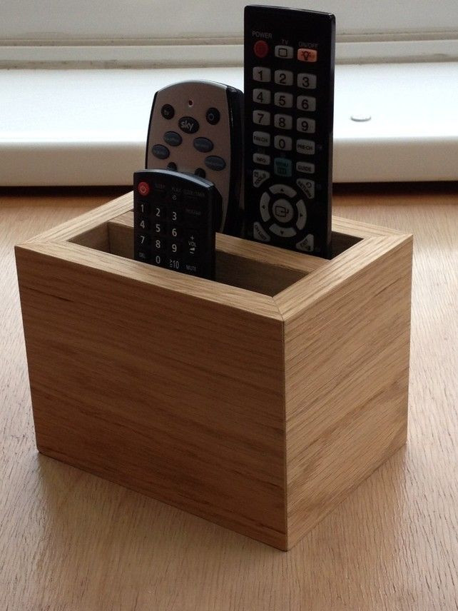 DIY Remote Control Organizer
 Remote control holder