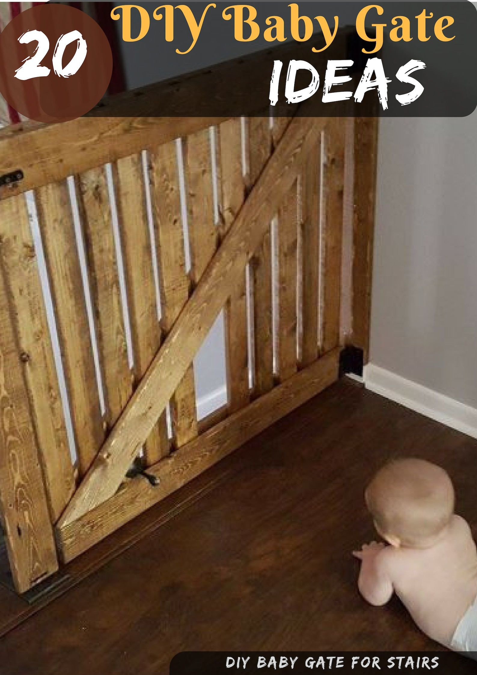 Diy Retractable Baby Gate
 DIY Baby Gate Ideas for Stairs and Hallway Sew fabric