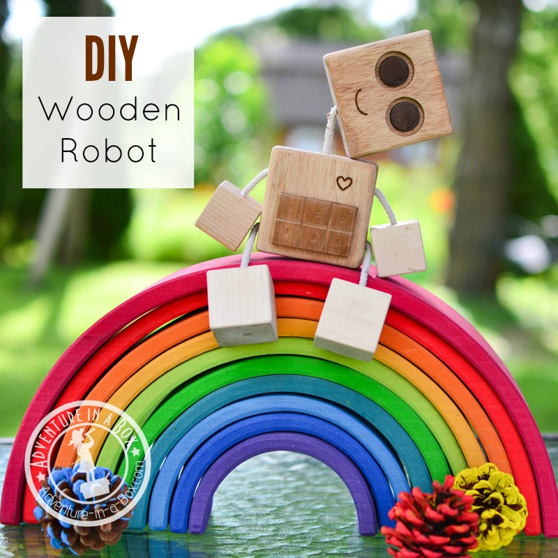 DIY Robot For Kids
 DIY Wood Robot Toy