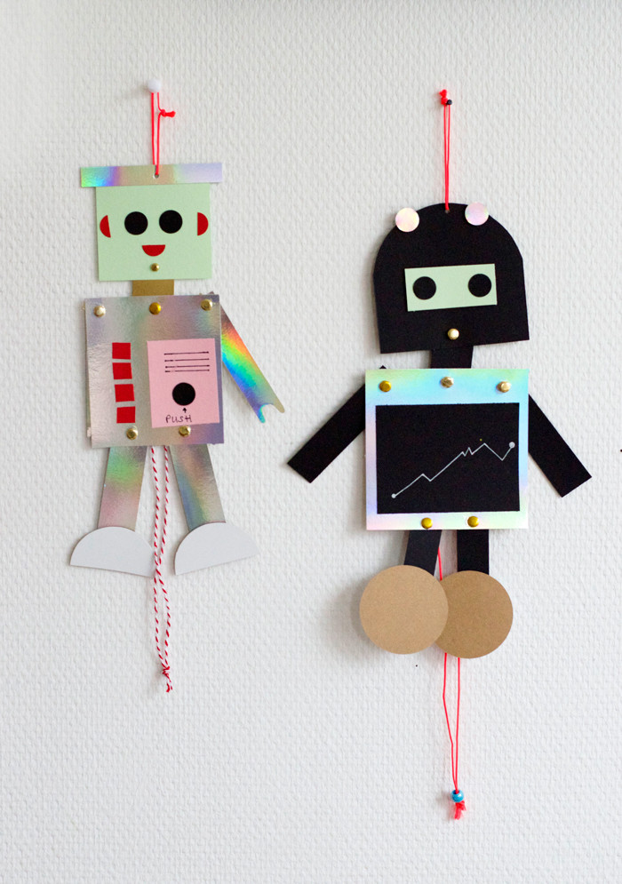 DIY Robot For Kids
 bookhoucraftprojects Project 178 DIY Robot puppets