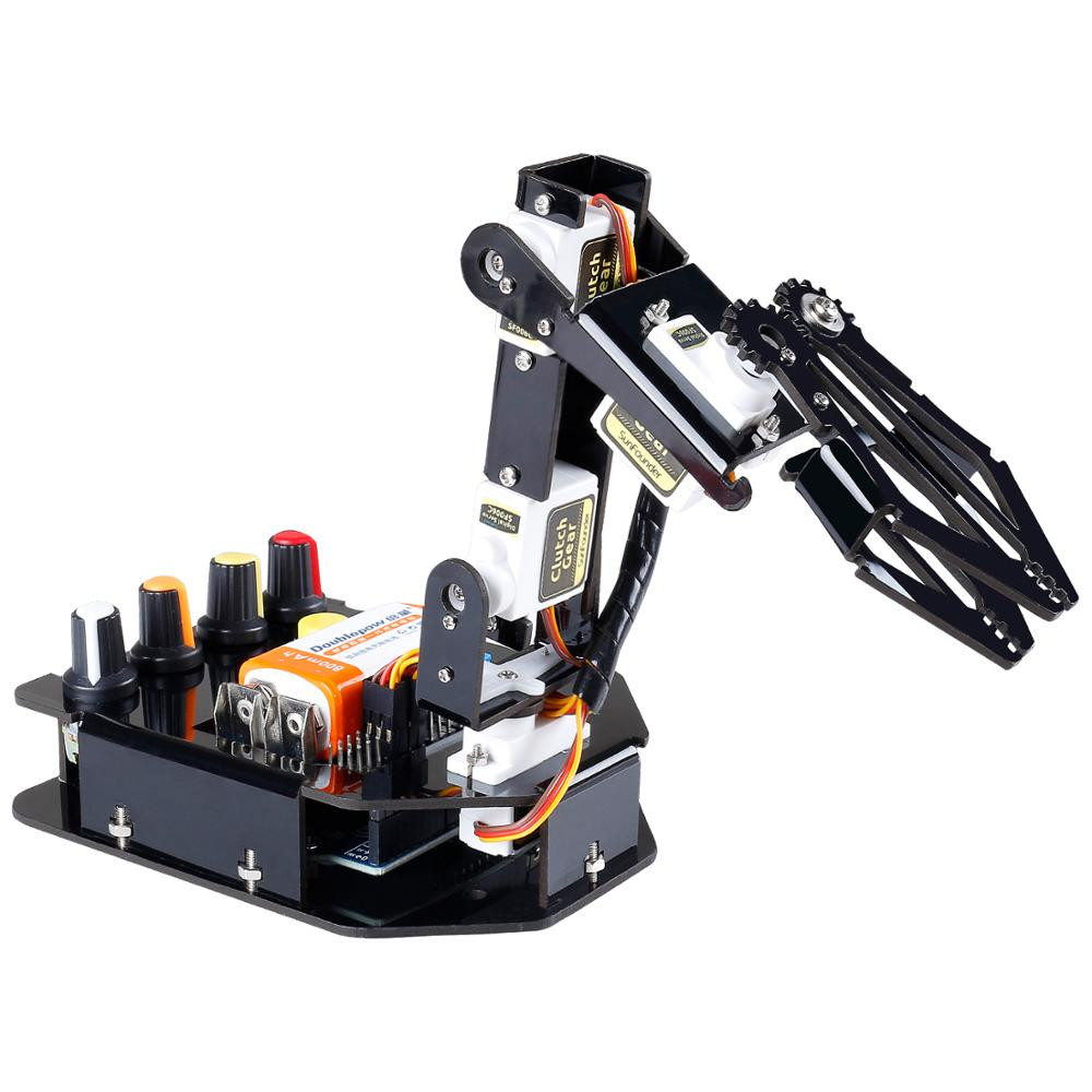 DIY Robotics Kit
 SunFounder Electronic Diy Robotic Arm kit 4 Axis Servo