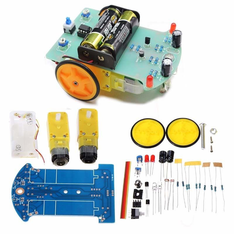 DIY Robotics Kit
 Smart Tracking Robot Car DIY Kits With Reduction Motor