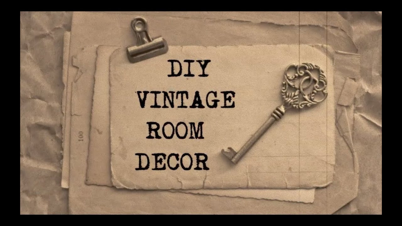 DIY Room Decor Vintage
 DIY Vintage Room Decor 2