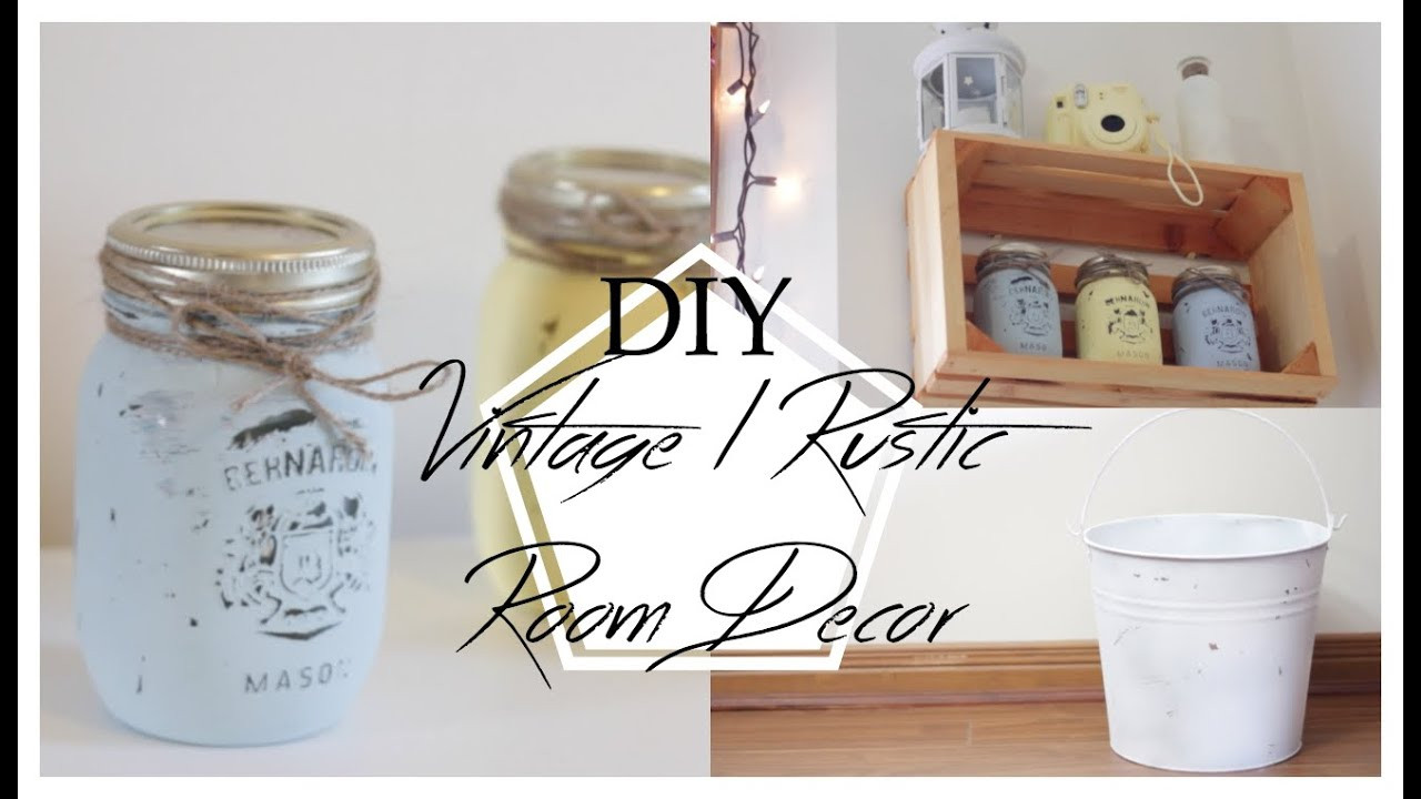 DIY Room Decor Vintage
 Vintage Rustic Inspired DIY Room Decor Lara Elizabeth