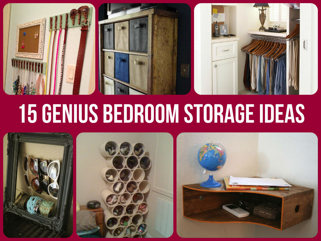 DIY Room Organization And Storage Ideas
 15 Genius Bedroom Storage Ideas