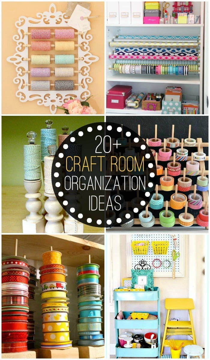 DIY Room Organization And Storage Ideas
 Craft Room Organization Ideas