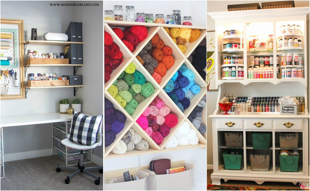 DIY Room Organization And Storage Ideas
 7 Totally Inspiring Craft Room Storage Ideas