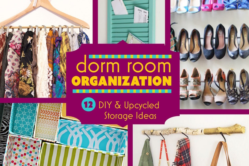 DIY Room Organization And Storage Ideas
 Dorm Room Organization 12 DIY Projects & Storage Ideas