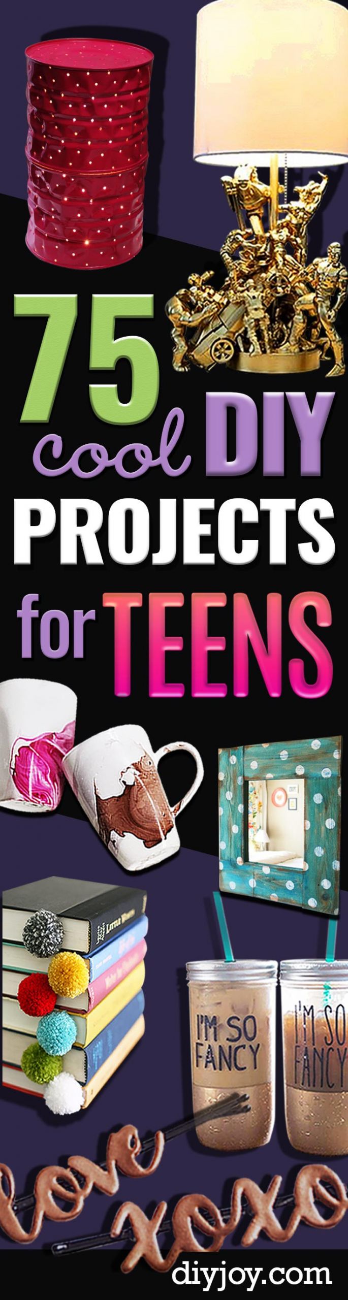 DIY Room Organization For Teens
 75 Creative DIY Projects for Teenagers DYI Teen Crafts